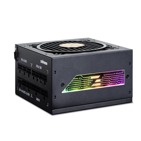 Блок живлення Zalman Teramax 2 View  (1200W) 99%, 80+ Gold, 120мм, 1xMB 24pin(18+10), 2xCPU(4+4 pin), 3xMolex, 12xSATA, 4xPCIe 8pin(6+2), 1xPCIe GEN5 16pin, 1x