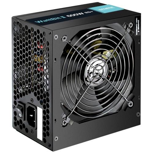 Блок живлення Zalman Wattbit II  (600W), 83%, 120мм, 1xMB 24pin(20+4), 1xCPU 8pin(4+4), 3xMolex, 4xSATA, 2xPCIe 8pin(6+2)