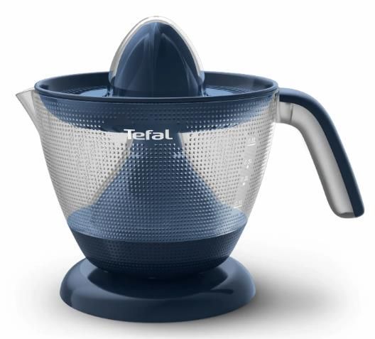 Соковитискач Tefal Morning Blue цитрус-прес 25Вт, чаша-0.8л, пластик, синій